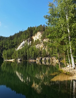 "Turkusowe" jezioro