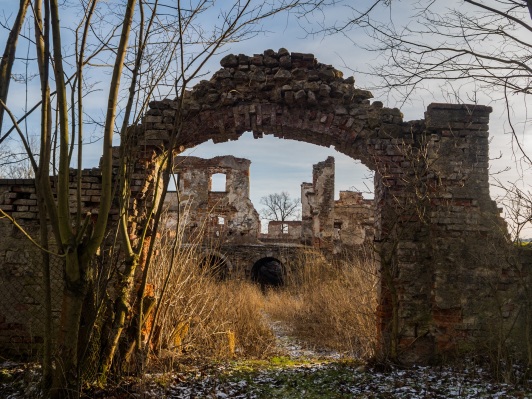 Ruiny zamku Grodztwo.